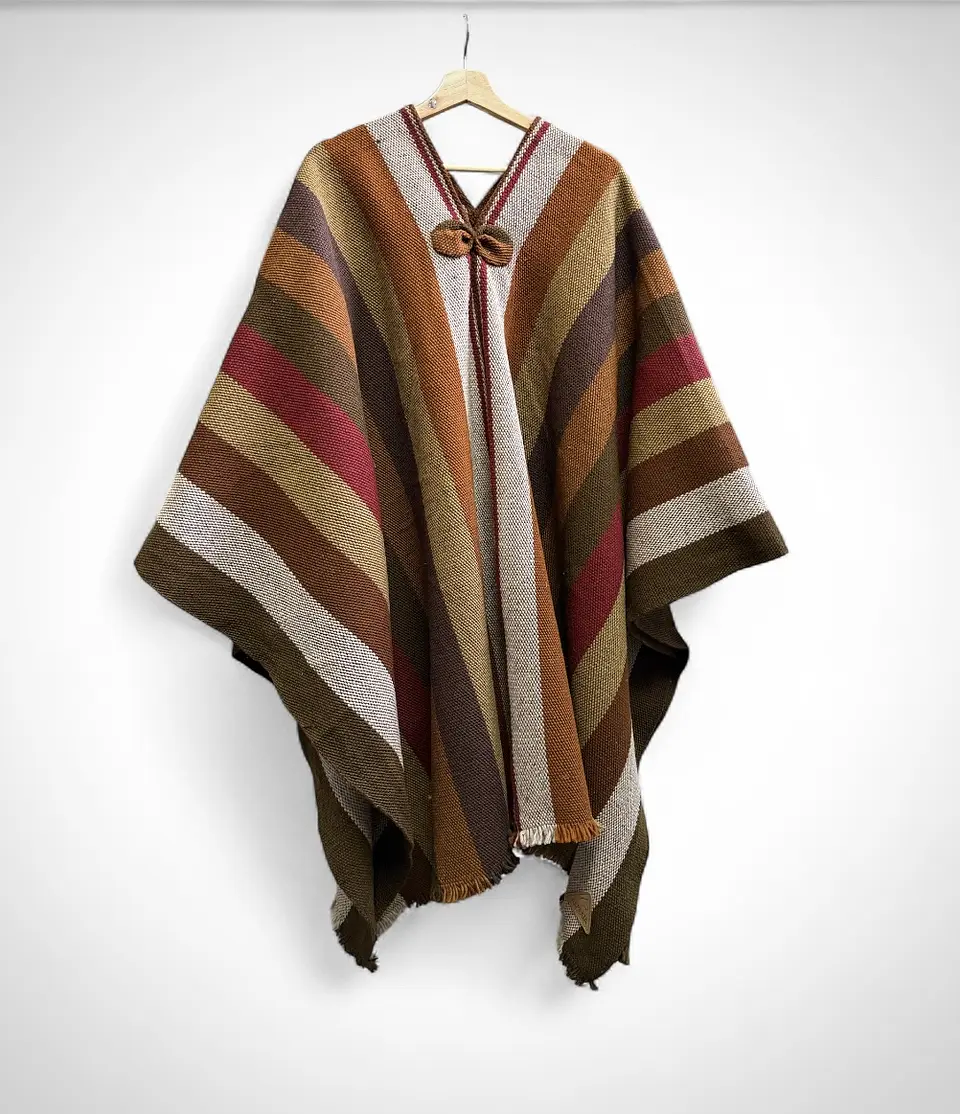 Poncho Tradicional 7 Colores 1