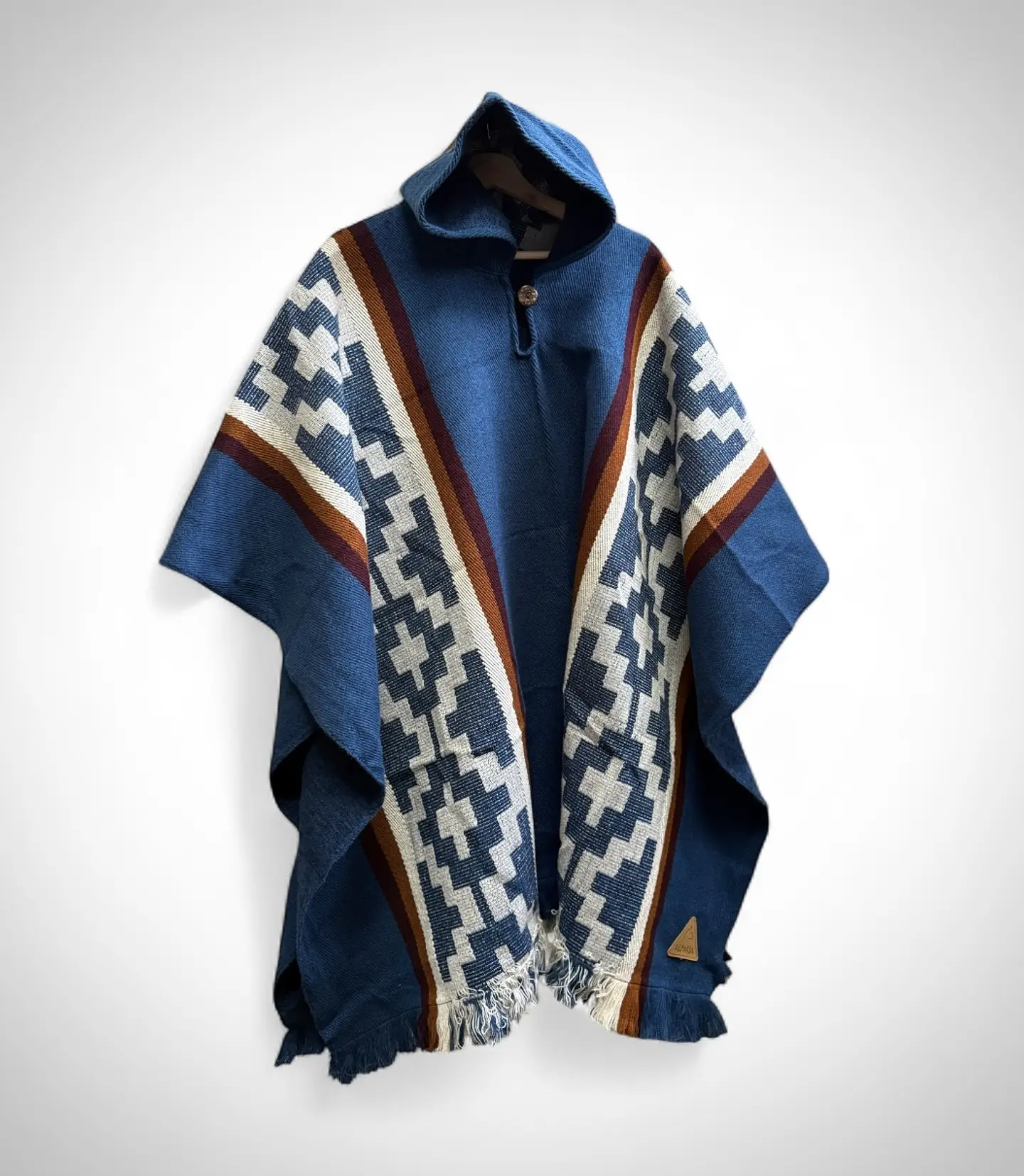 Poncho Araucano Azul 1