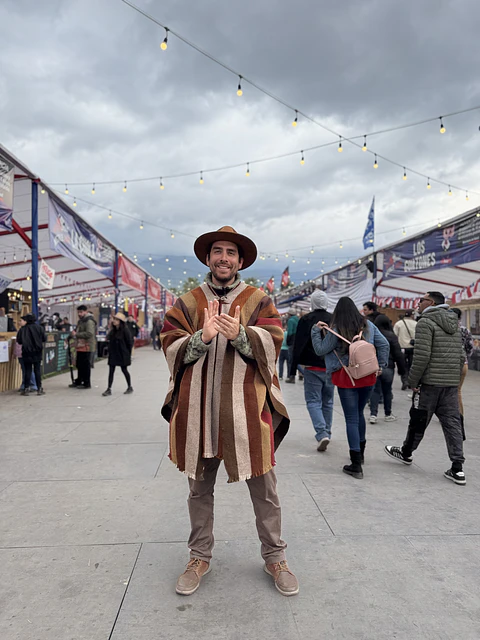 Poncho Tradicional 7 Colores