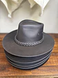 Sombrero Australiano Cuero Negro - Miniatura 4