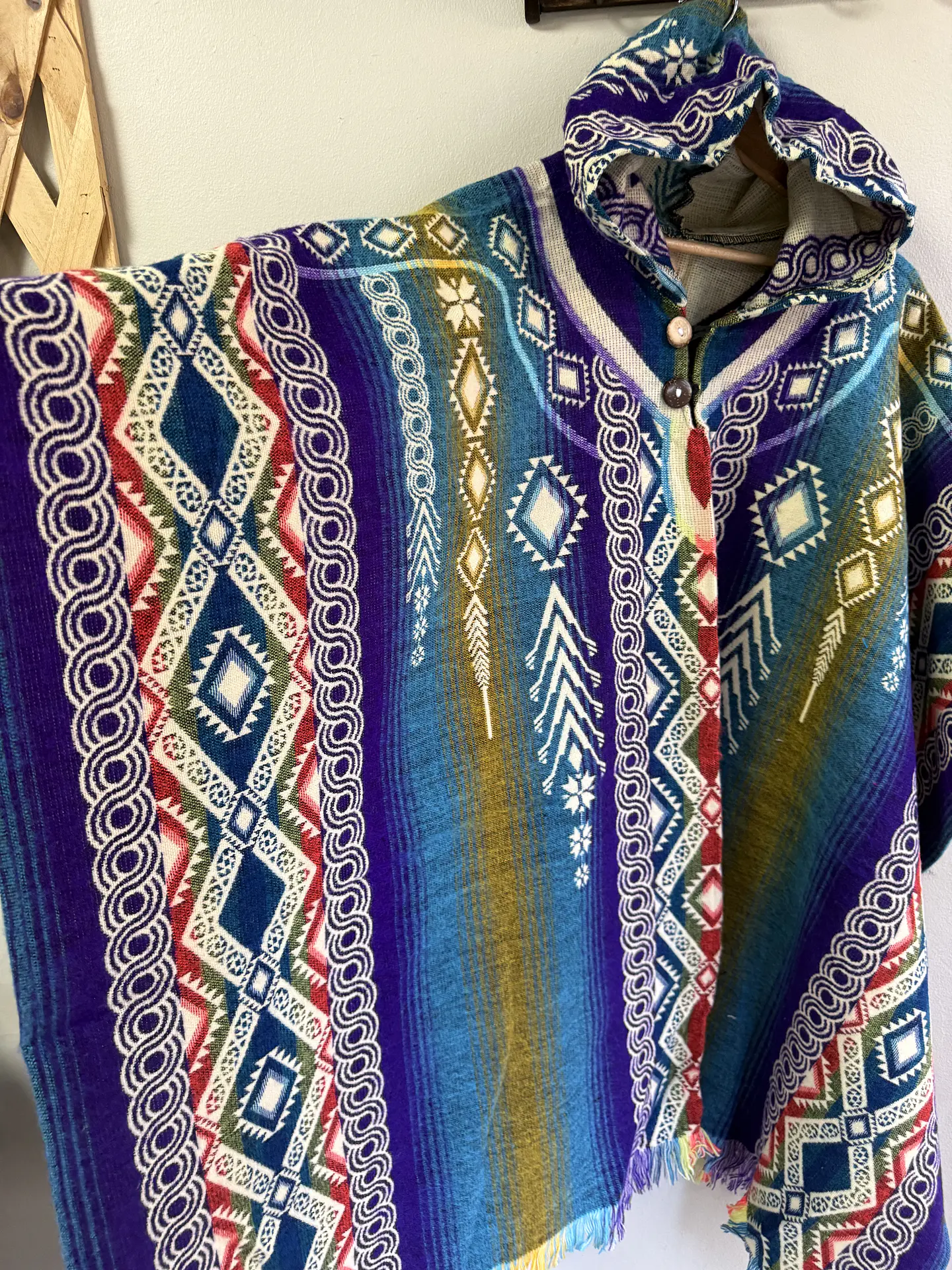 Poncho Fractal Zafiro 2