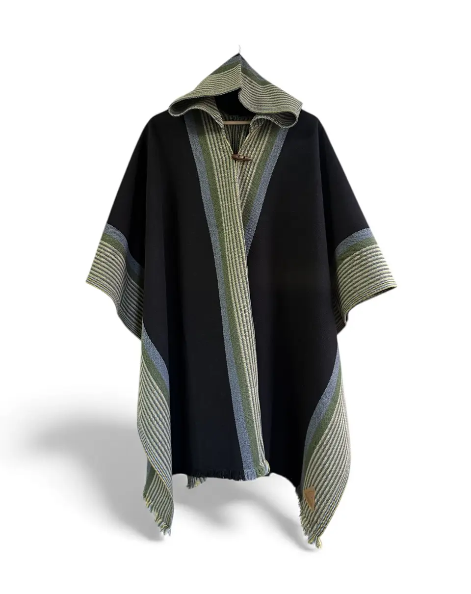 Poncho Exclusivo Olivo 1