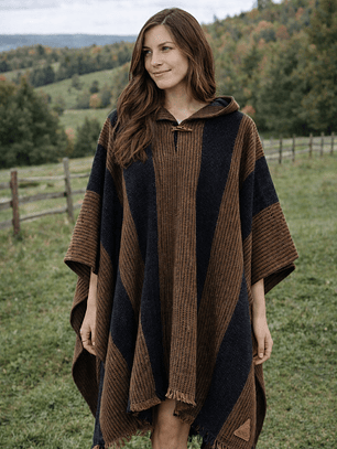 Poncho Exclusivo Marengo Café 