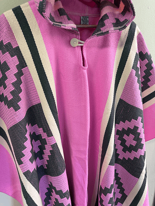 Poncho Araucano Rosa