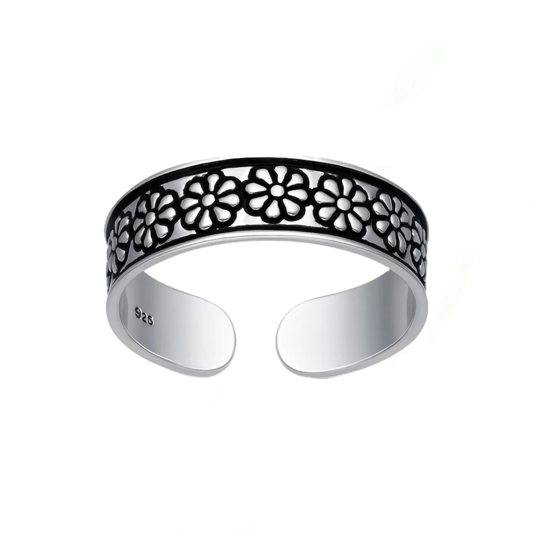 Anillo midi flores 1