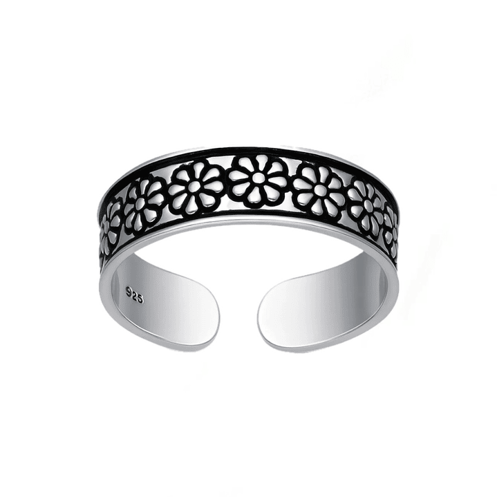 Anillo midi flores 1