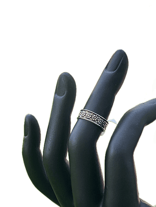 Anillo midi flores