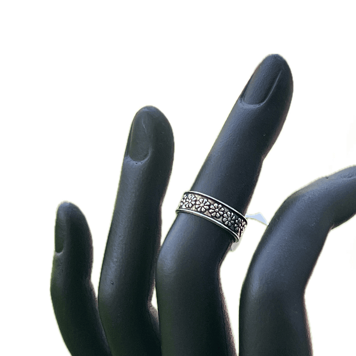 Anillo midi flores 2