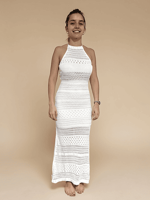 Vestido Hilo Blanco Alpakia