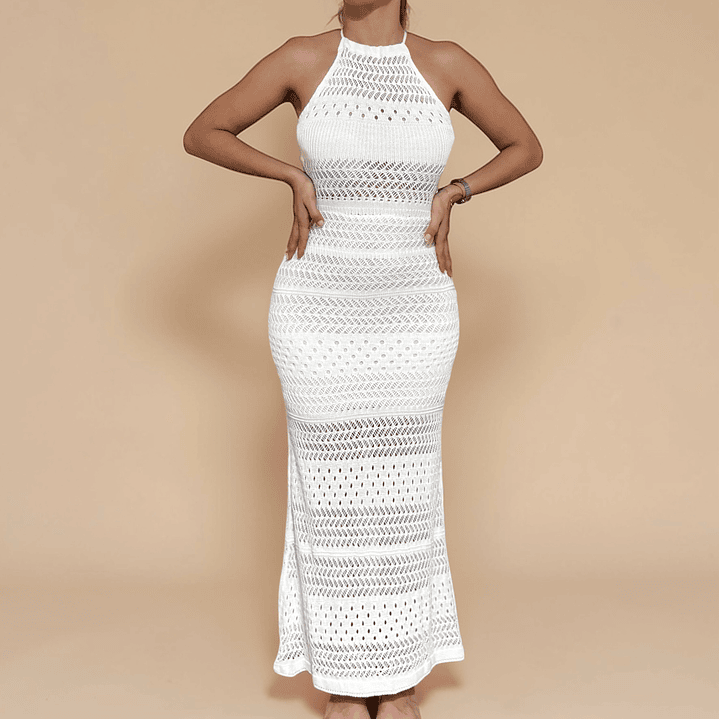 Vestido Hilo Blanco Alpakia 2