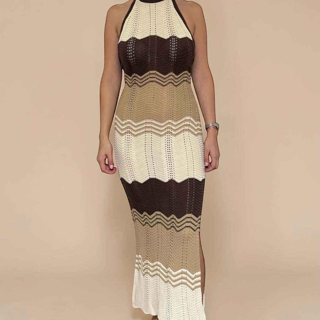 Vestido Hilo Cafe Alpakia 2