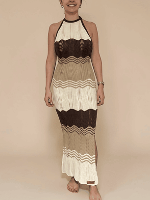 Vestido Hilo Cafe Alpakia