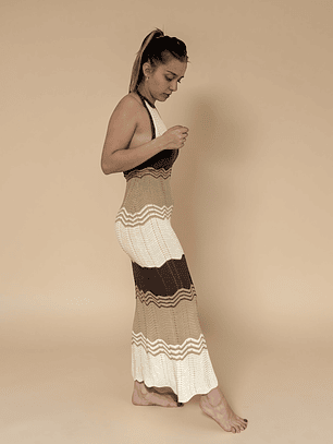 Vestido Hilo Cafe Alpakia