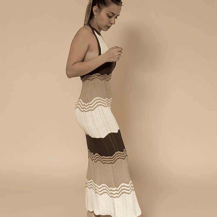 Vestido Hilo Cafe Alpakia 1