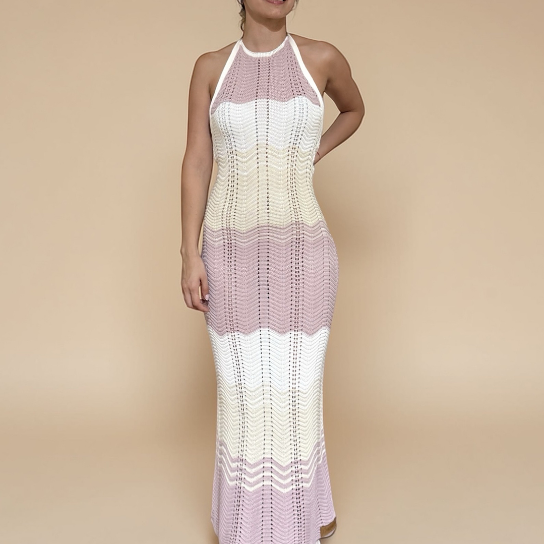 Vestido Hilo Palo Rosa Alpakia 2