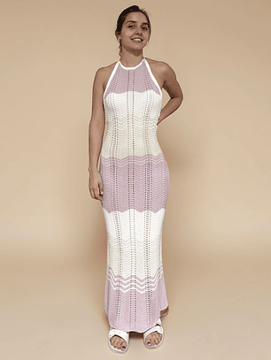 Vestido Hilo Palo Rosa Alpakia