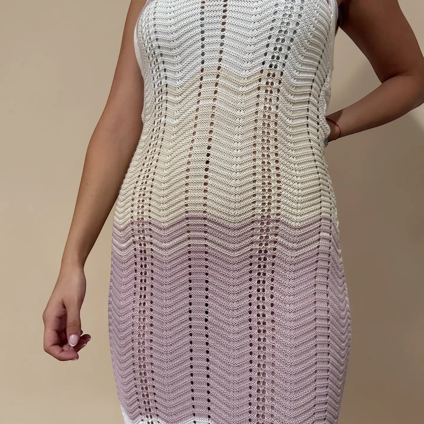 Vestido Hilo Palo Rosa Alpakia 3