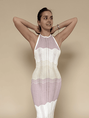 Vestido Hilo Palo Rosa Alpakia