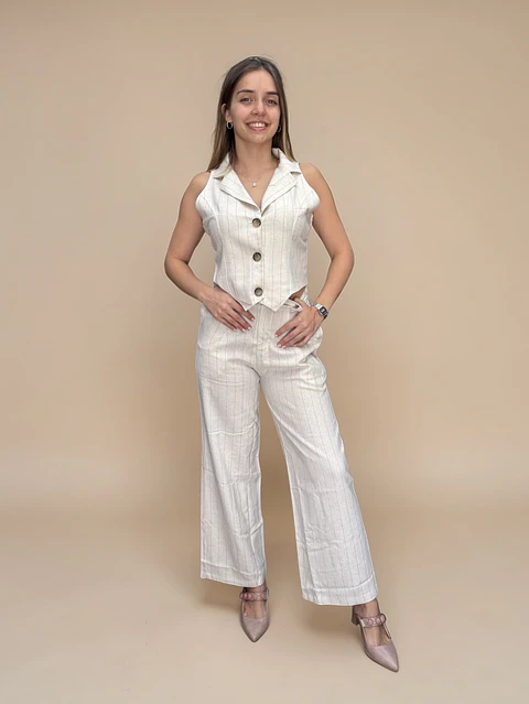 Conjunto Lino Celeste