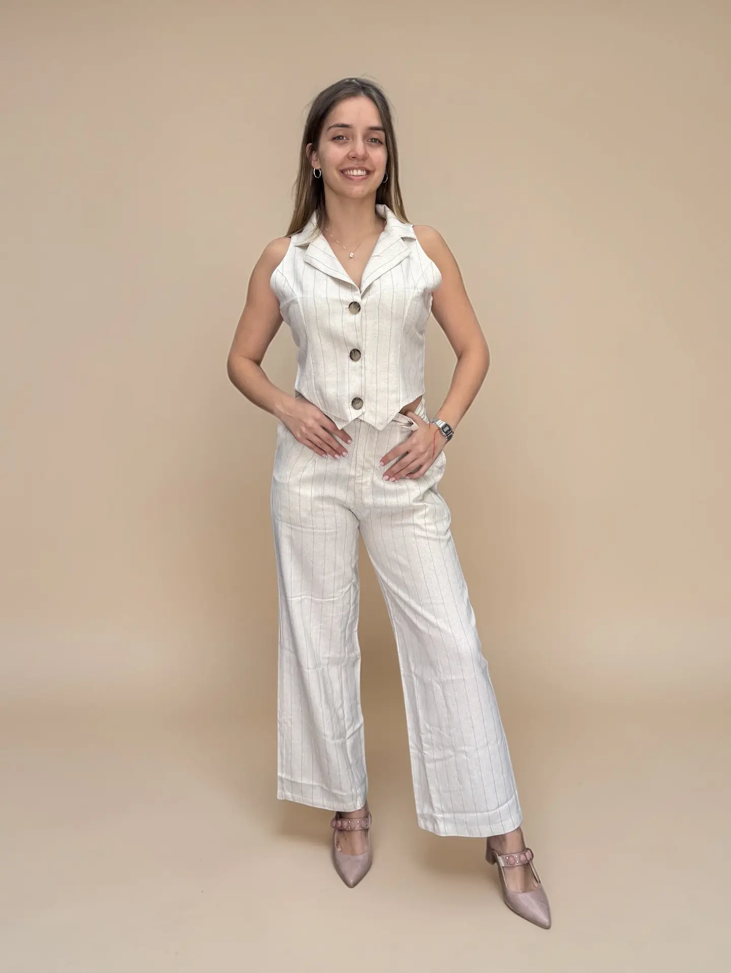 Conjunto Lino Celeste 1