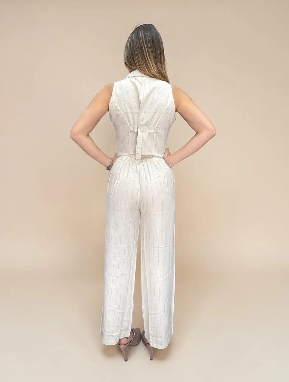 Conjunto Lino Celeste 4