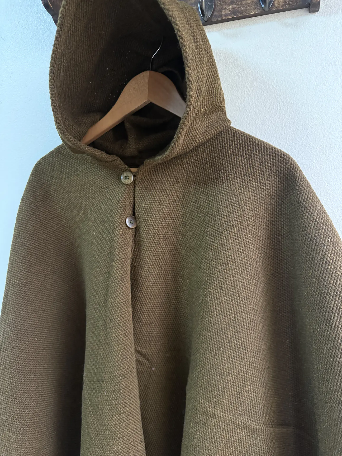 Poncho Premium Verde Musgo 2