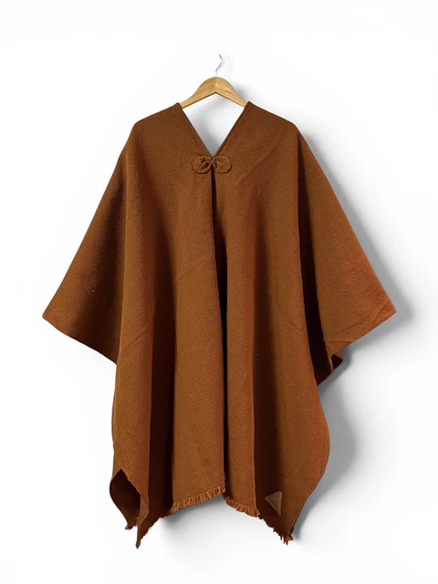 Poncho Premium Tradicional Terracota