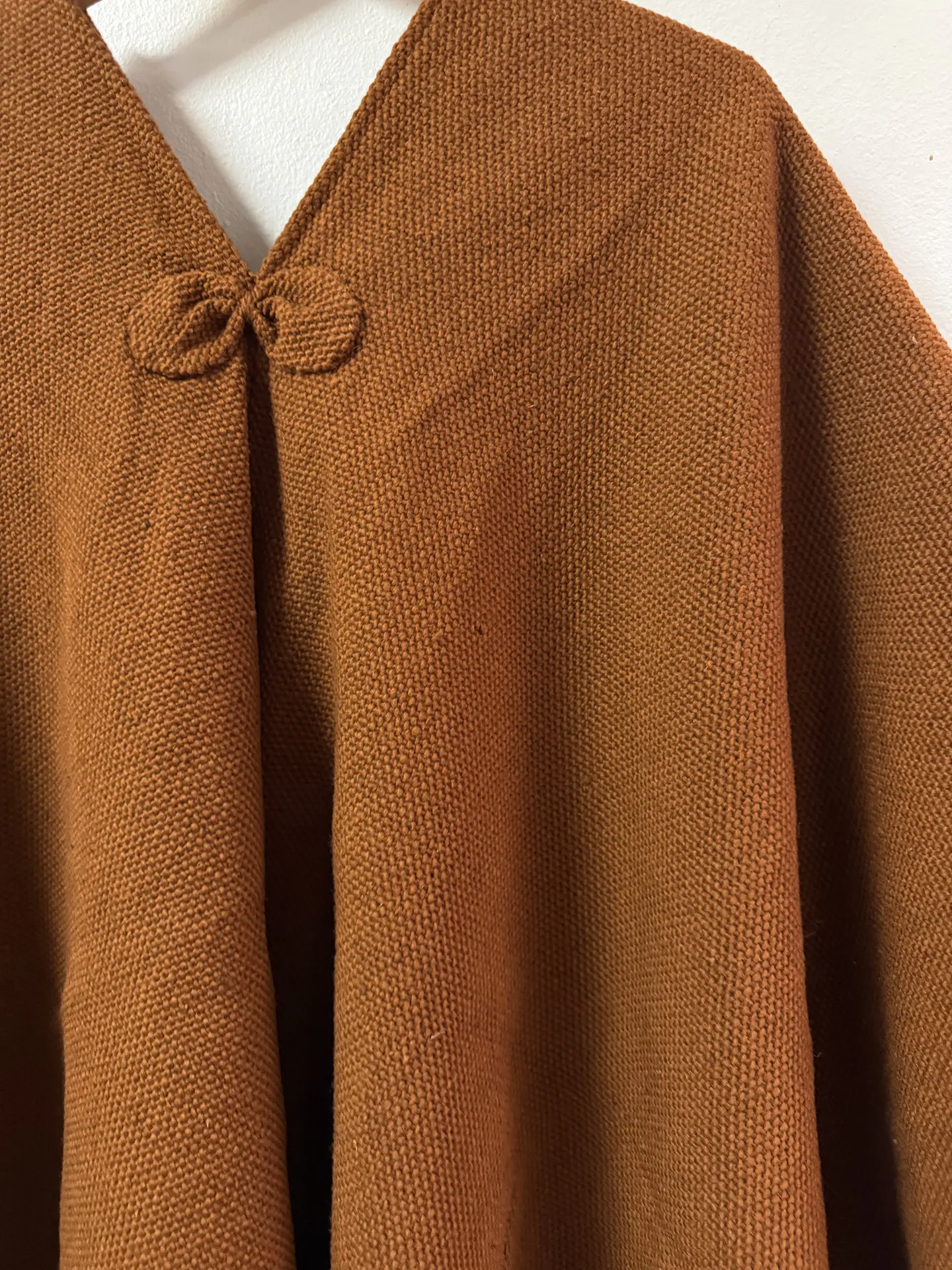 Poncho Premium Tradicional Terracota 2