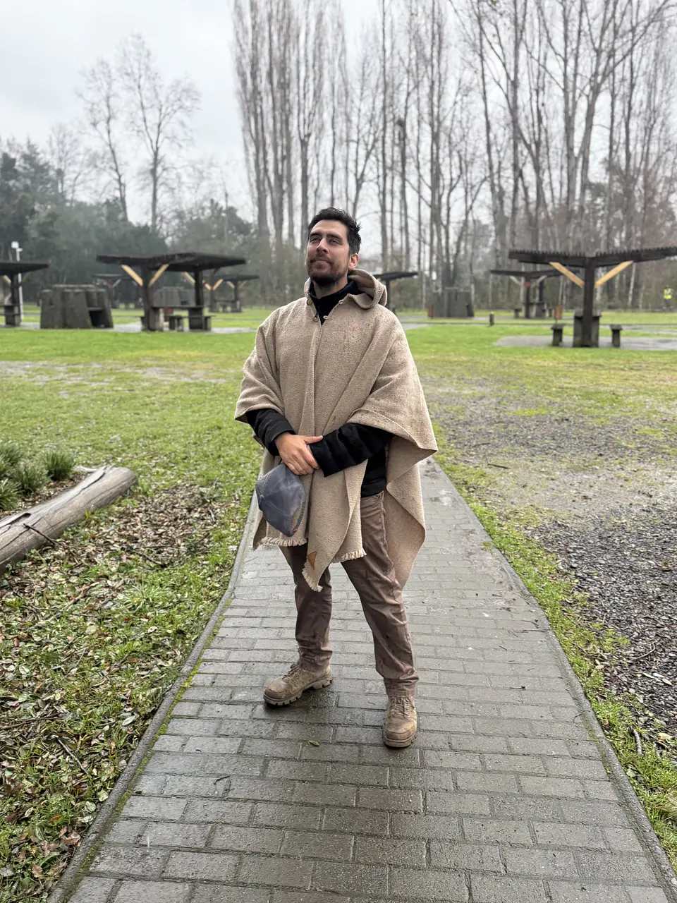Poncho Premium Beige 4
