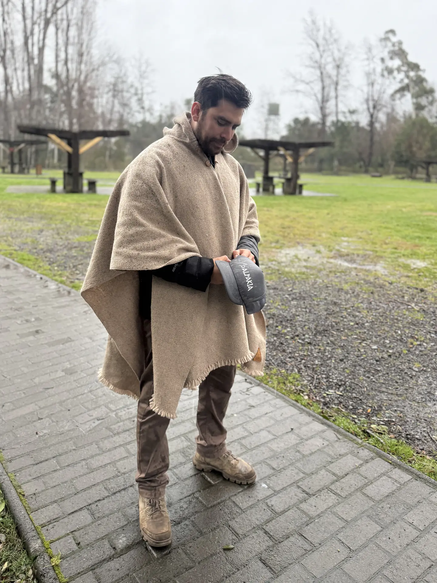 Poncho Premium Beige 5