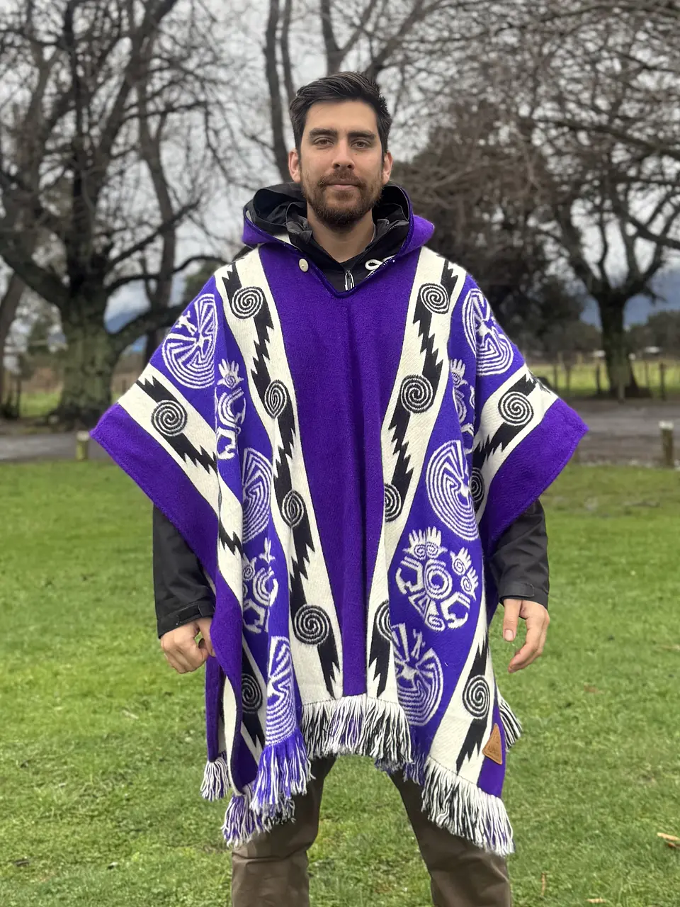 Poncho Tribal Purpura 8