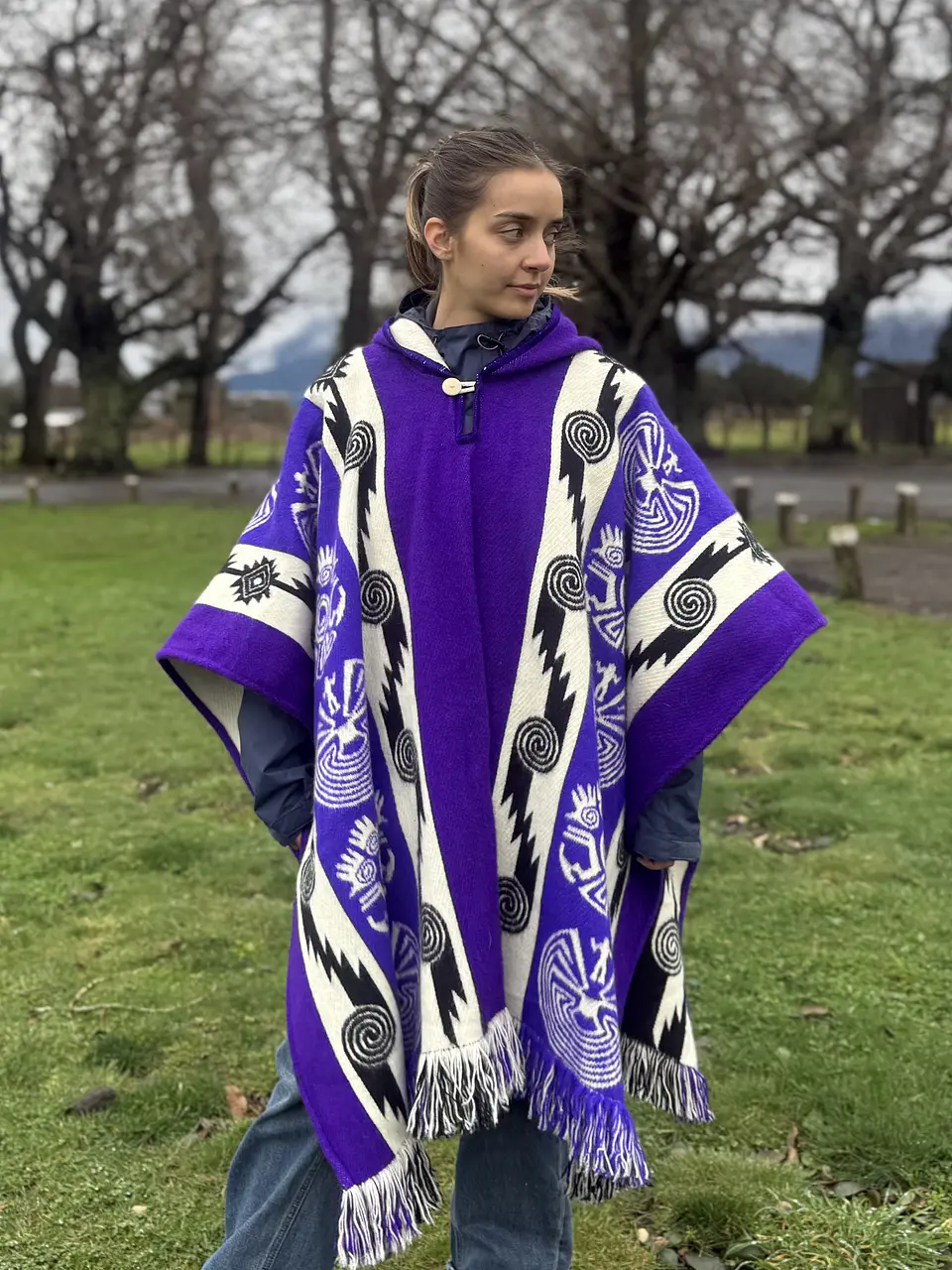 Poncho Tribal Purpura 9