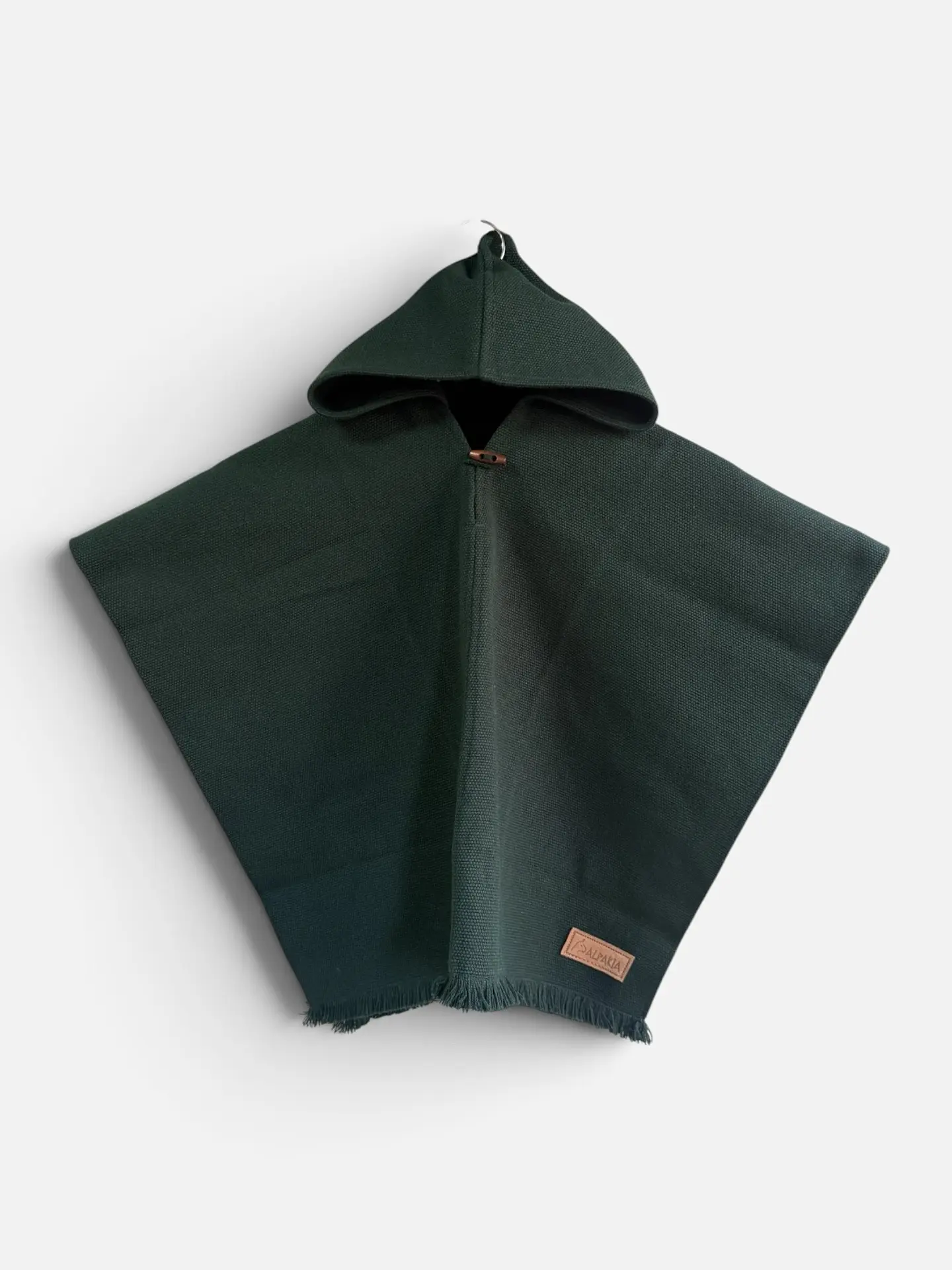 Poncho Niño/a Verde Musgo 1