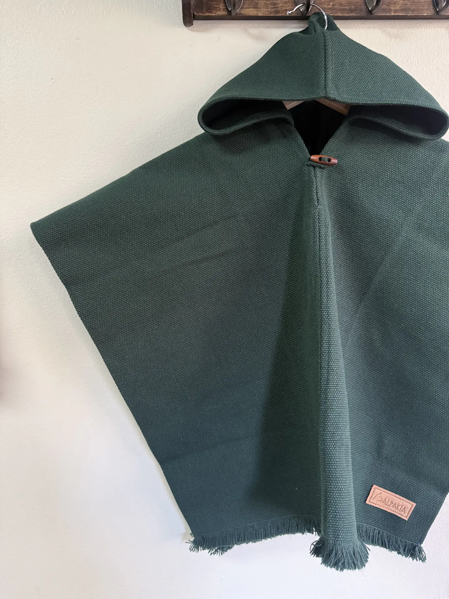 Poncho Niño/a Verde Musgo 3