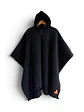 Poncho Full Negro Coqueado Premium - vignette 1