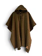 Poncho Capucha Verde Musgo - Miniatura 1