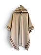 Poncho Exclusivo Beige Raya - Miniatura 1