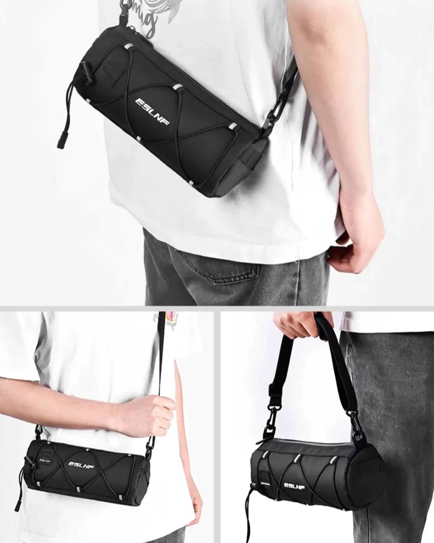 Bolso de Manillar ESLNF Impermeable para Bicicleta 5