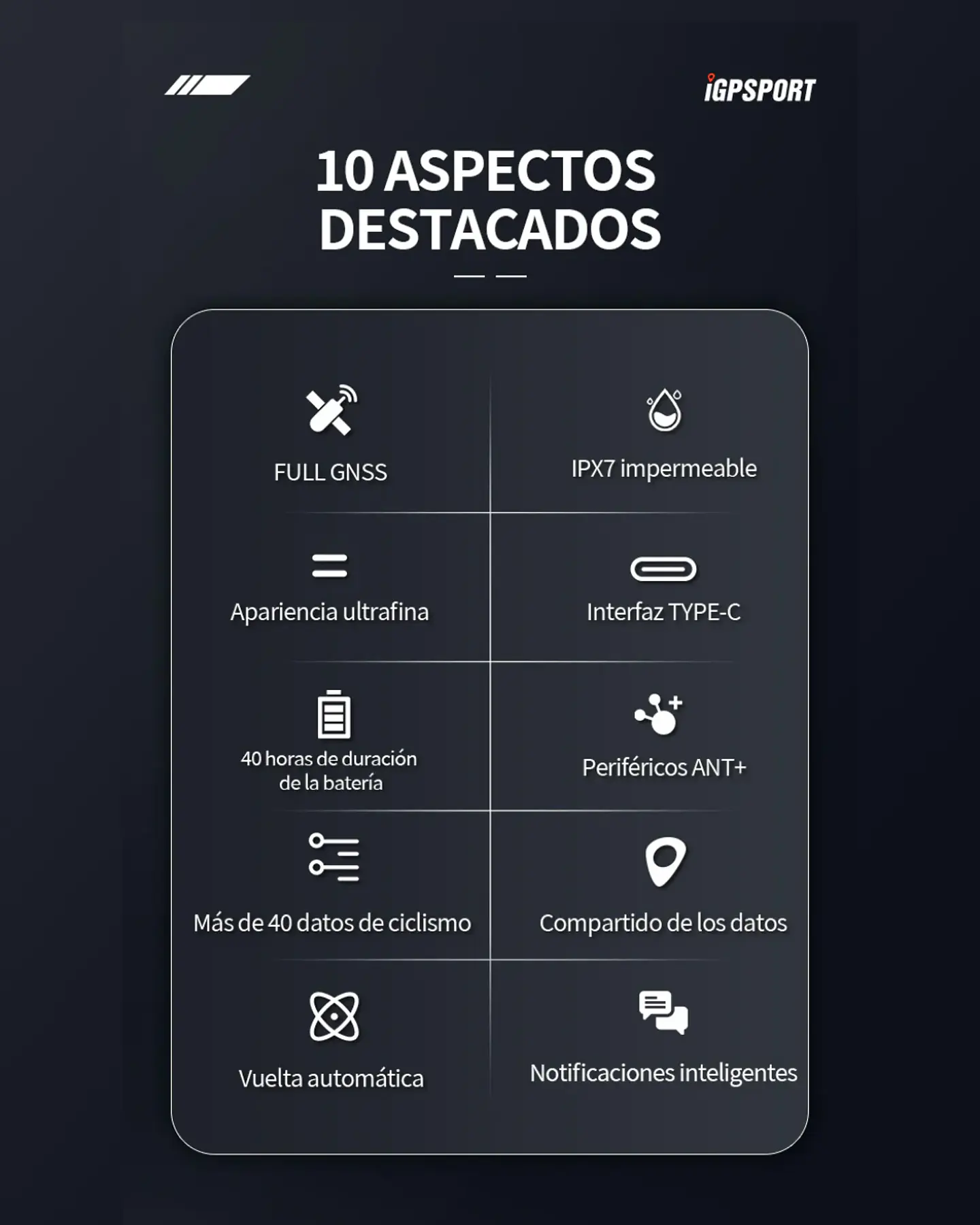 Ciclocomputador iGPSPORT BSC100S 3