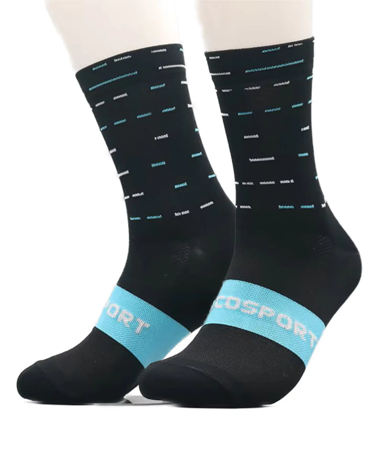 Calcetines ciclismo negros GLCOSPORT 1