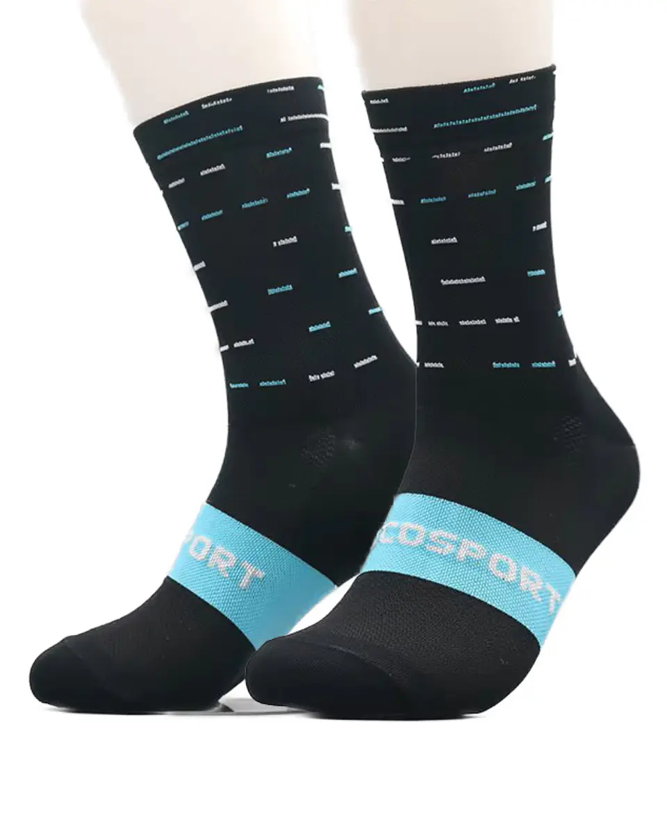 Calcetines ciclismo negros GLCOSPORT 1