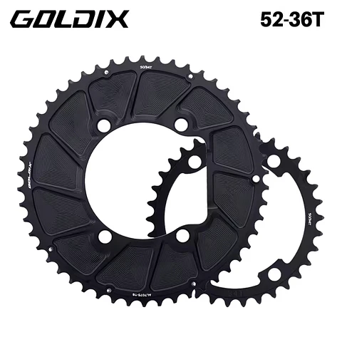 Coronas GOLDIX 52-36T BCD110 4 Pernos para Ruta