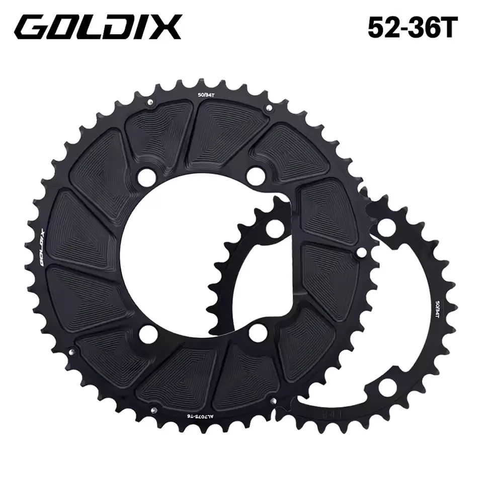 Coronas GOLDIX 52-36T BCD110 4 Pernos para Ruta 1