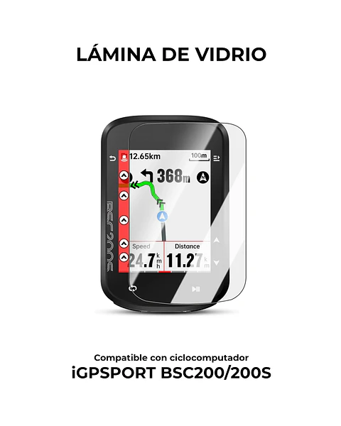 Vidrio templado iGPSPORT BSC200 / 200S
