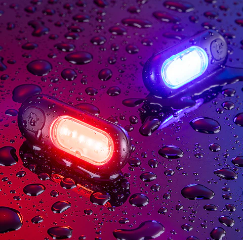 Luz Trasera LED Recargable USB para Bicicleta