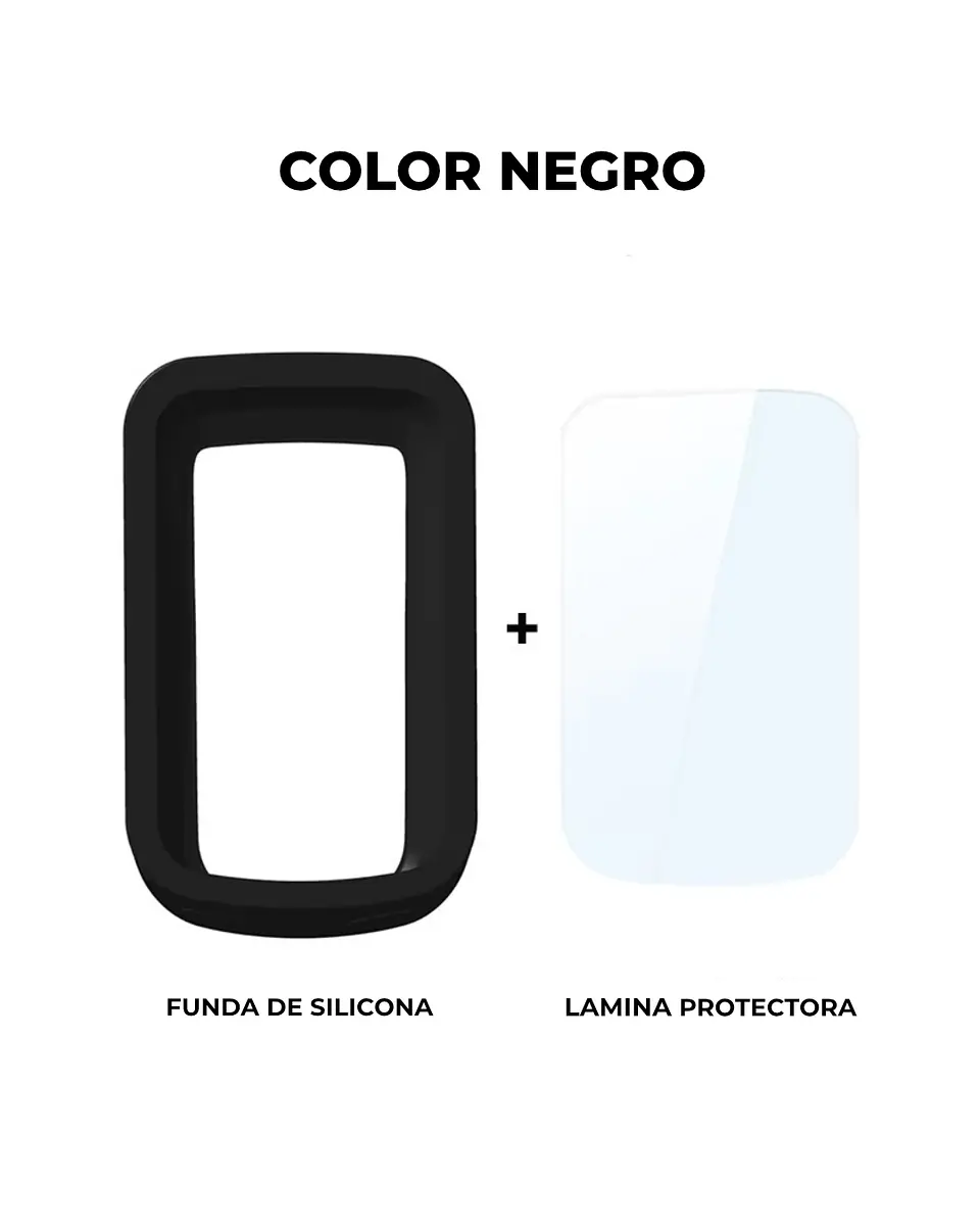 Funda silicona + Lamina + Correa para iGPSPORT BSC100S 4