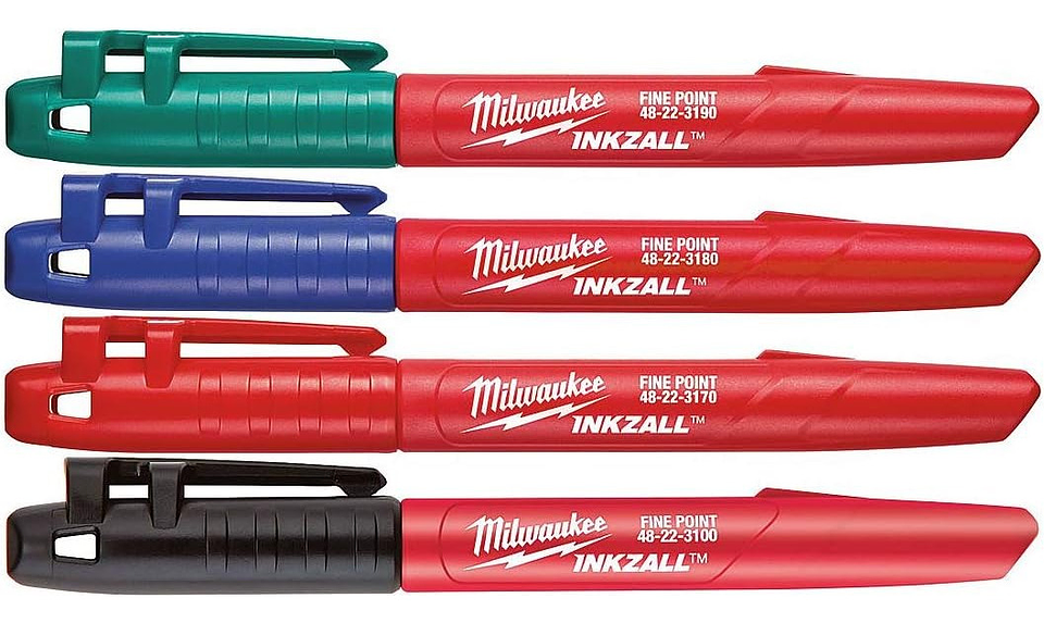 Milwaukee Rotulador Permanente Pack 4 Unidades Color 1