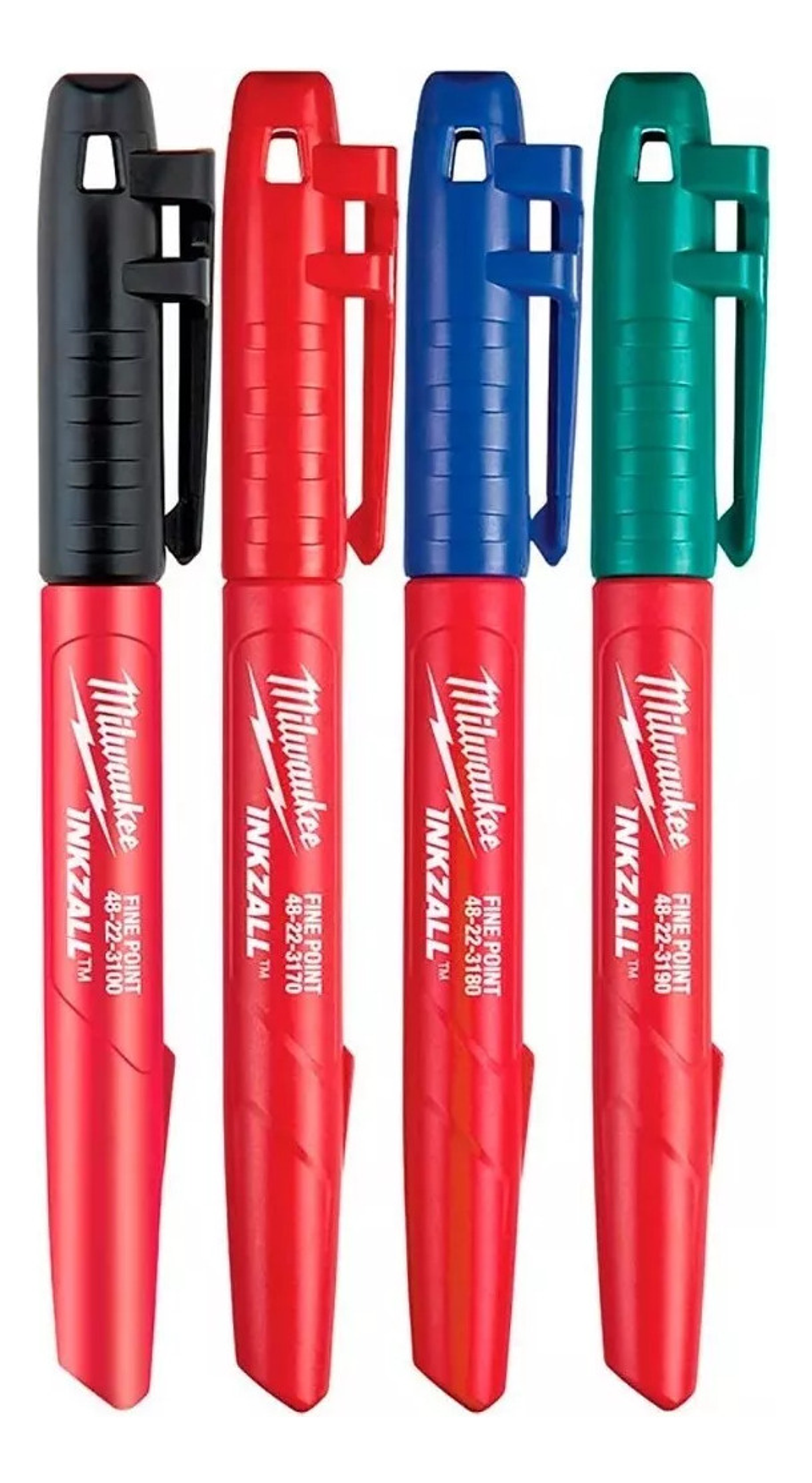 Milwaukee Rotulador Permanente Pack 4 Unidades Color 2