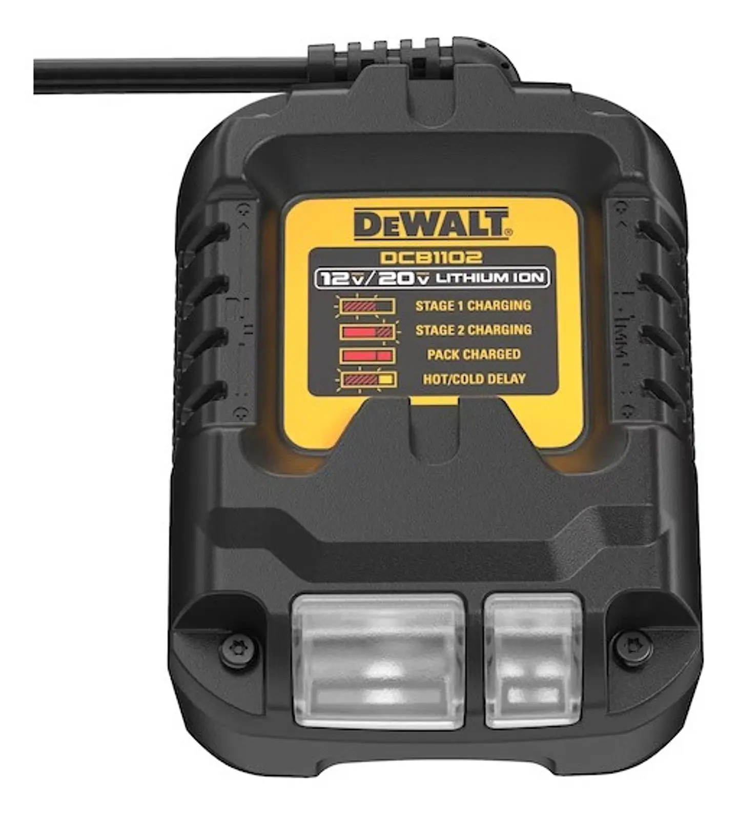 Cargador De Bateria Dewalt 20v Dcb1102 (adaptado A 220)  1