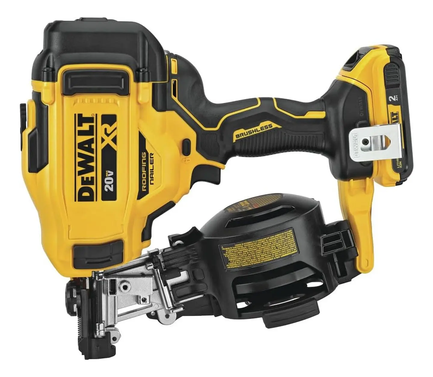 Clavadora De Techos Dewalt Dcn45rnd1 20v Xr 15 Grados 2